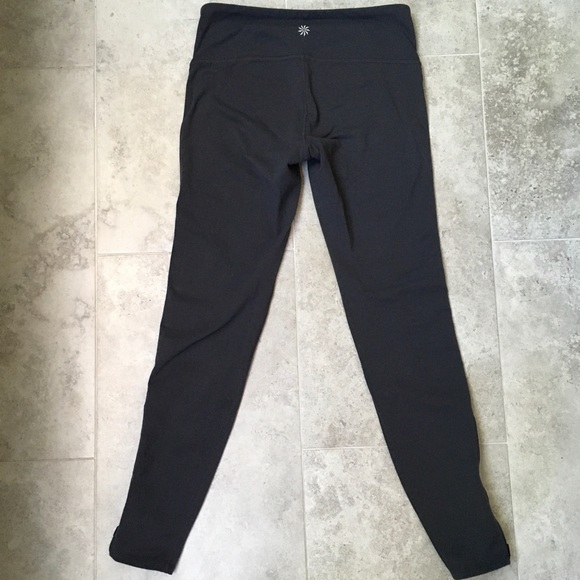 ATHLETA Leggings Reflective SideStripe Ankle Zip S - Picture 8 of 13